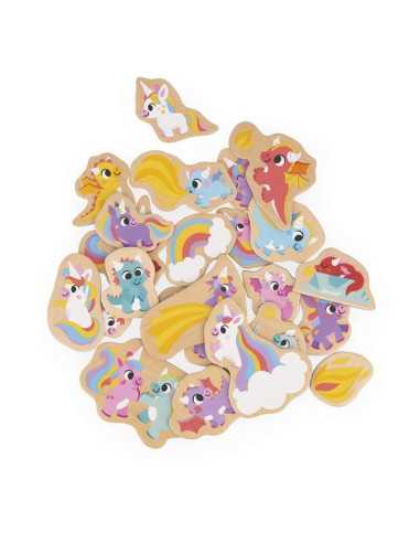 Magnets Licornes et dragons 24 pièces... Magnets Licornes et dragons 24 pièces...