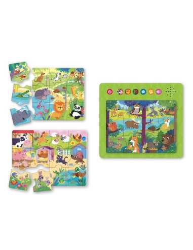 Mes puzzles sonores animaux - 123...
