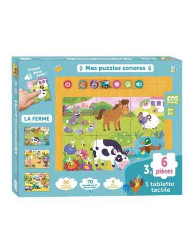 Mes puzzles sonores la ferme - 123...