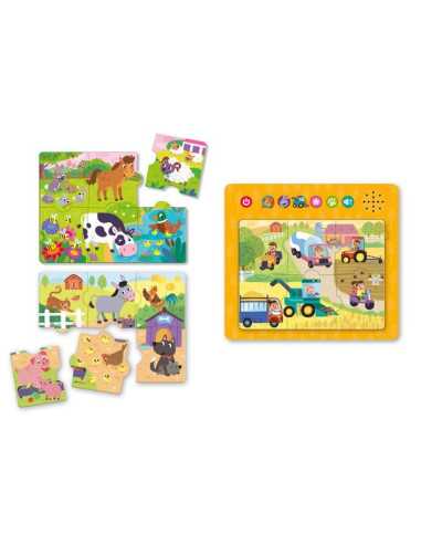 Mes puzzles sonores la ferme - 123... Mes puzzles sonores la ferme - 123...