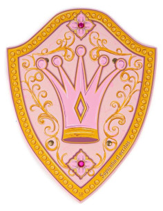 Bouclier de princesse rose...