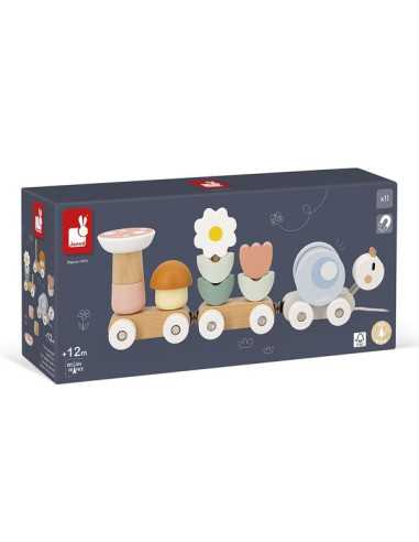 Train Escargot Sweet Cocoon - Janod Train Escargot Sweet Cocoon - Janod