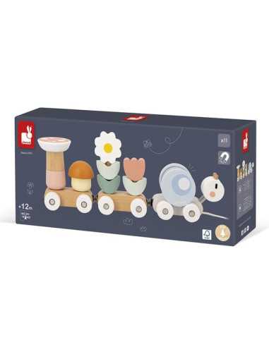 Train Escargot Sweet Cocoon - Janod Train Escargot Sweet Cocoon - Janod