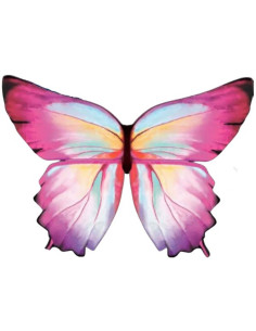 Ailes de papillon roses -...