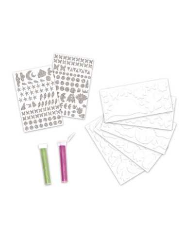 Stickers et sable phosphorescent... Stickers et sable phosphorescent...