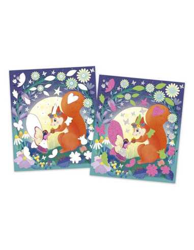 Stickers et sable phosphorescent... Stickers et sable phosphorescent...