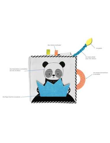 Mon tout premier livre en tissu en... Mon tout premier livre en tissu en...