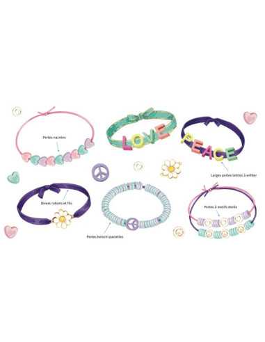 Mes bracelets Peace and Love - Auzou Mes bracelets Peace and Love - Auzou