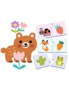 Puzzle duo Couleurs - Djeco 2