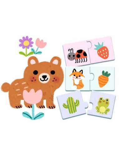 Puzzle duo Couleurs - Djeco Puzzle duo Couleurs - Djeco