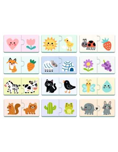 Puzzle duo Couleurs - Djeco Puzzle duo Couleurs - Djeco