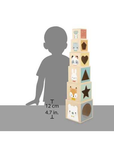 Pyramide en bois Pure - Janod Pyramide en bois Pure - Janod