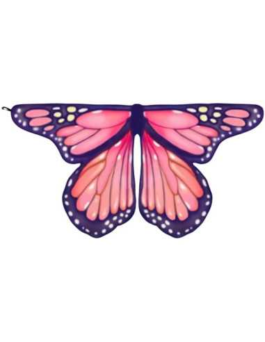 Ailes de papillon monarque roses -...