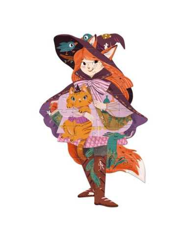 Puzzle géant Lily la sorcière - Djeco Puzzle géant Lily la sorcière - Djeco