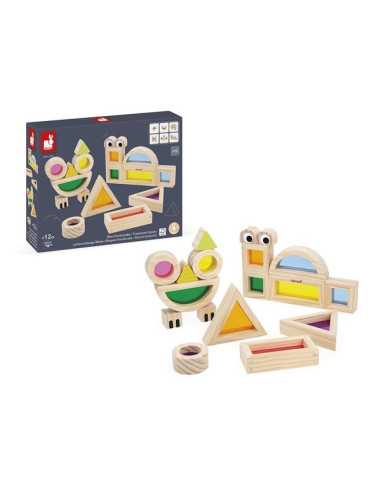 Blocs translucides Sensoriel - Janod Blocs translucides Sensoriel - Janod