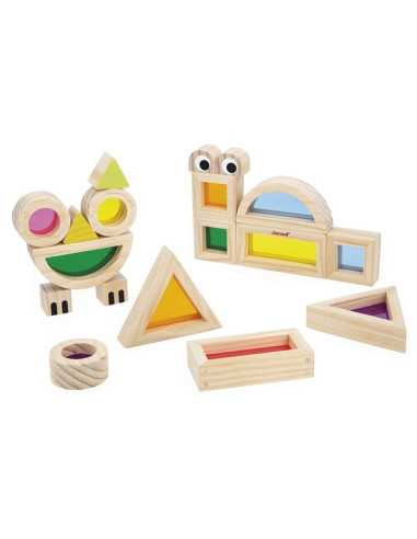 Blocs translucides Sensoriel - Janod Blocs translucides Sensoriel - Janod