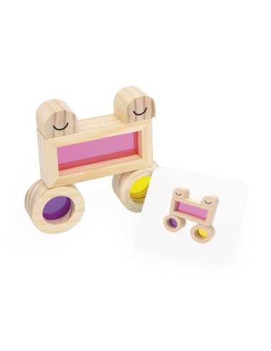 Blocs translucides Sensoriel - Janod Blocs translucides Sensoriel - Janod