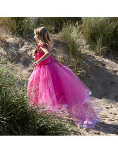 Robe de princesse Rose 5-7 ans - Labay Robe de princesse Rose 5-7 ans - Labay