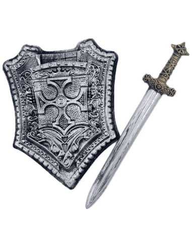 Glaive et bouclier de chevalier - Labay Glaive et bouclier de chevalier - Labay