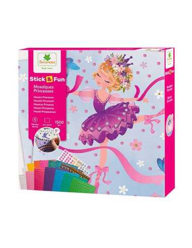 5 mosaïques princesses ballerines -...