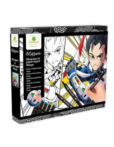 Coffret créatif manga garçon - Sycomore