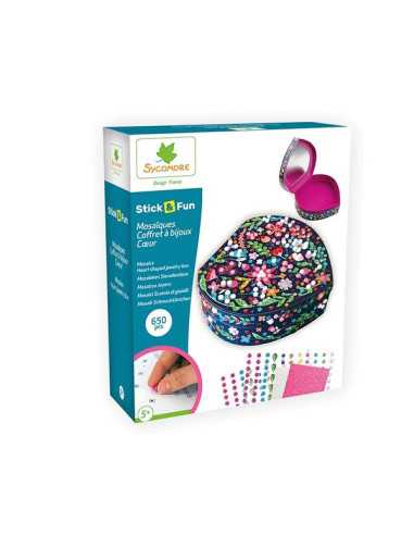 Mosaïques coffret à bijoux coeur -... Mosaïques coffret à bijoux coeur -...