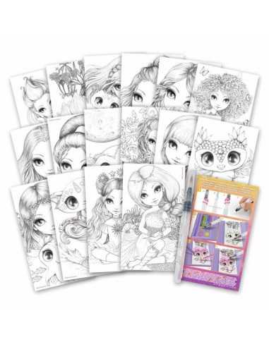 Aquarelles sur pages blanches -... Aquarelles sur pages blanches -...