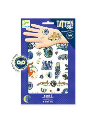 Tatouages phospho Reflets de nuit -... Tatouages phospho Reflets de nuit -...