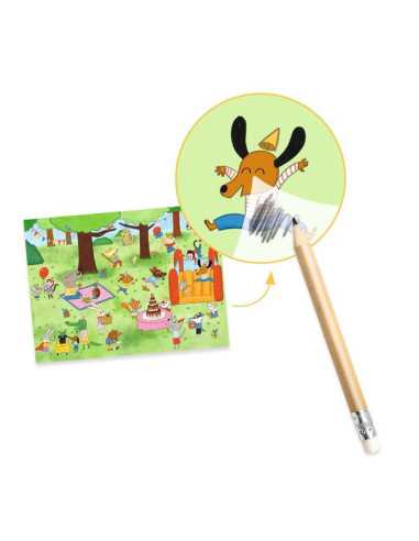 Décalcomanies C'est la fête - Djeco Décalcomanies C'est la fête - Djeco