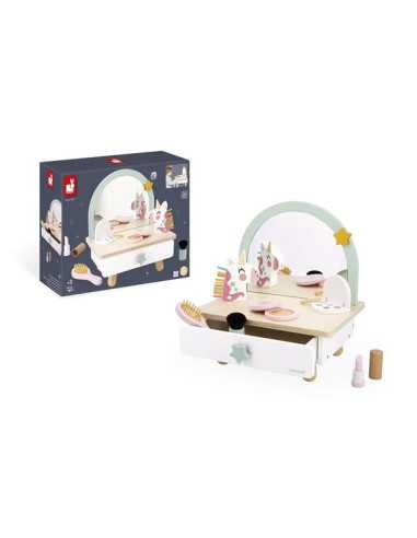 Coiffeuse de table Licorne - Janod Coiffeuse de table Licorne - Janod