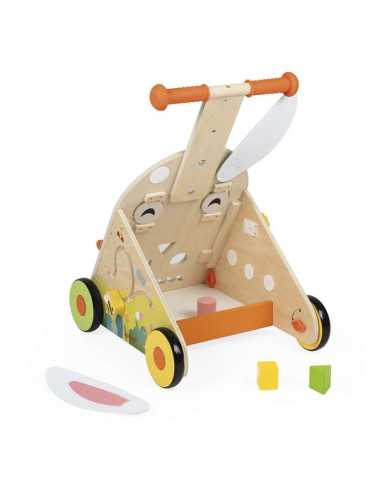 Chariot de marche Lapin - Janod Chariot de marche Lapin - Janod