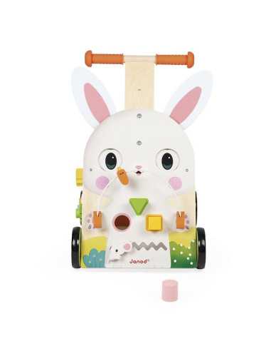 Chariot de marche Lapin - Janod Chariot de marche Lapin - Janod