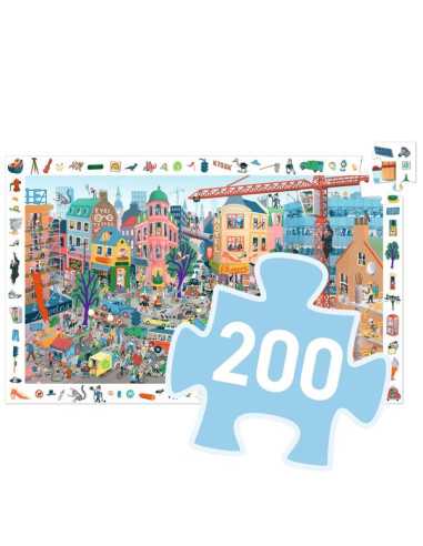 Puzzle d'observation La ville 200... Puzzle d'observation La ville 200...