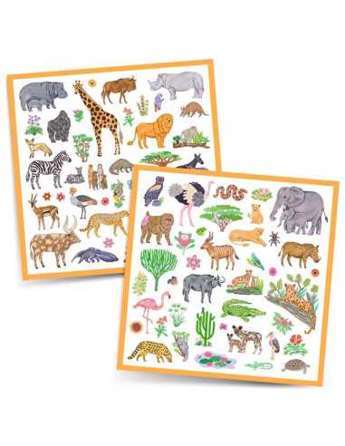 Stickers Kenya - Djeco Stickers Kenya - Djeco