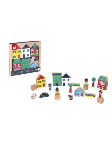 Cubes Ville Cross Roads - Janod Cubes Ville Cross Roads - Janod