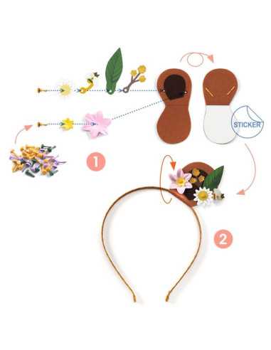 3 serre-têtes à créer Flower Friends... 3 serre-têtes à créer Flower Friends...