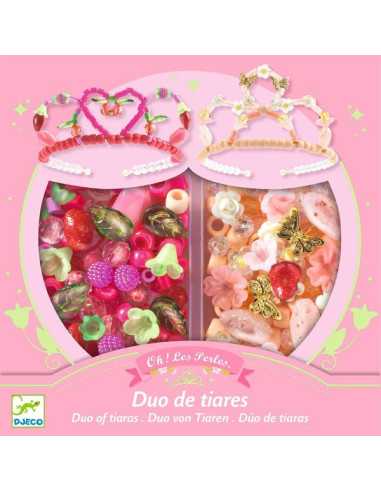 Duo de tiares rose - Djeco Duo de tiares rose - Djeco