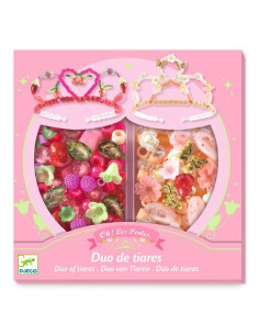 Duo de tiares rose - Djeco