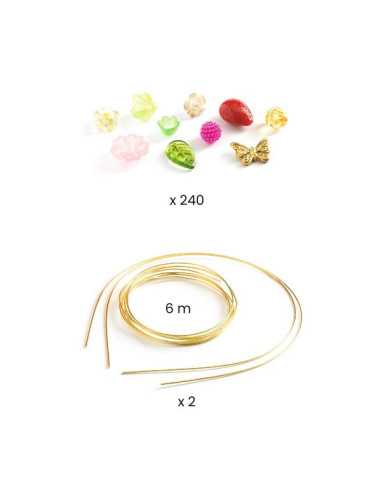 Duo de tiares rose - Djeco Duo de tiares rose - Djeco