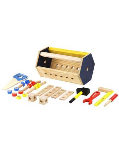 Caisse à outils en bois - Jeujura Caisse à outils en bois - Jeujura