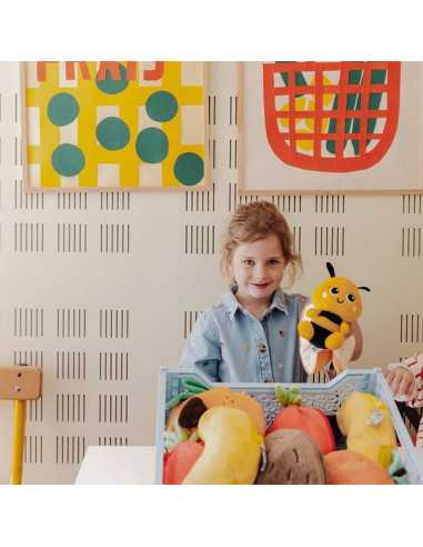 Peluche Buzzet l'abeille mandarine -... Peluche Buzzet l'abeille mandarine -...