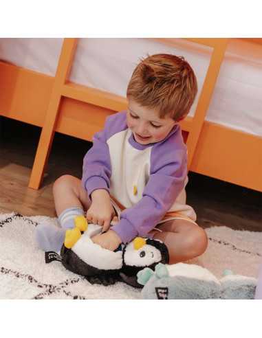 Peluche Iglou le pingouin maman et... Peluche Iglou le pingouin maman et...
