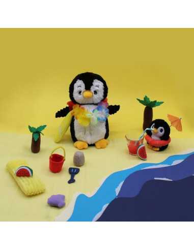 Peluche Iglou le pingouin maman et... Peluche Iglou le pingouin maman et...