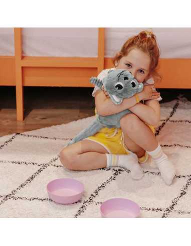 Peluche Miaou le chat maman et bébé... Peluche Miaou le chat maman et bébé...