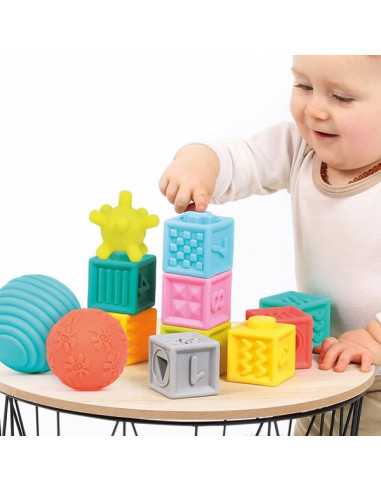 Coffret d'éveil balles et cubes - LUDI Coffret d'éveil balles et cubes - LUDI