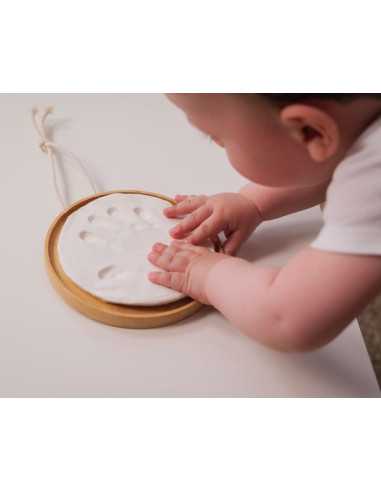 Médaillon empreinte bois - Petit... Médaillon empreinte bois - Petit...