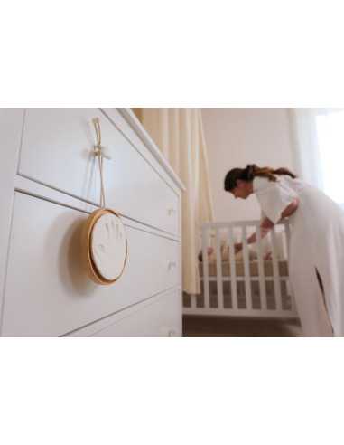 Médaillon empreinte bois - Petit... Médaillon empreinte bois - Petit...