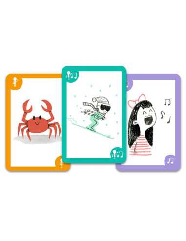 Jeu de cartes Puick Puick - Djeco Jeu de cartes Puick Puick - Djeco