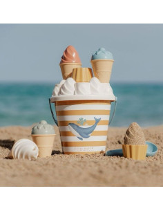 Seau de plage bleu Glaces -... 2