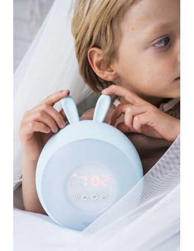 Veilleuse et réveil lapin bleu -... Veilleuse et réveil lapin bleu -...